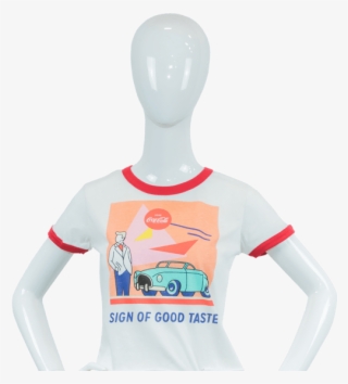 Coca-cola Ringer Crop Tee - Mannequin #8419107 Coca-cola Ringer Crop Tee - Mannequin #8419107
