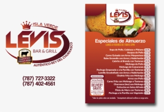 Levis Bar & Grill - Levis Isla Verde Menu #8419921