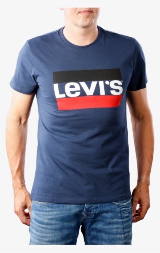 S Sportswear Logo Graphic 84 T-shirt Blue - Active Shirt #8420091