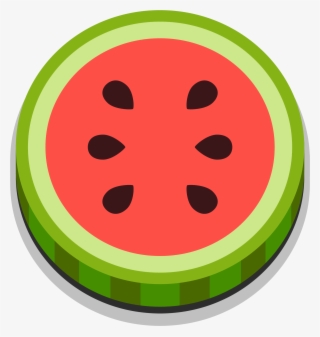 Smiley Clipart Watermelon - Watermelon #8420426