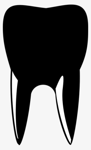 Tooth Clipart Vector Tooth Clipart Vector Tooth Clipart - Black Teeth Clipart #8421309
