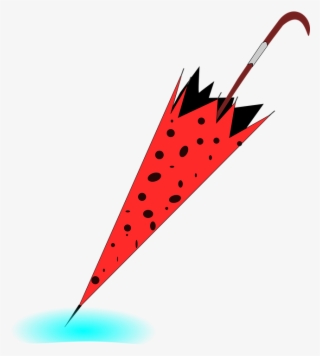 Umbrella Clipart Closed Umbrella - Umbrella Clipart Triangle #8421492