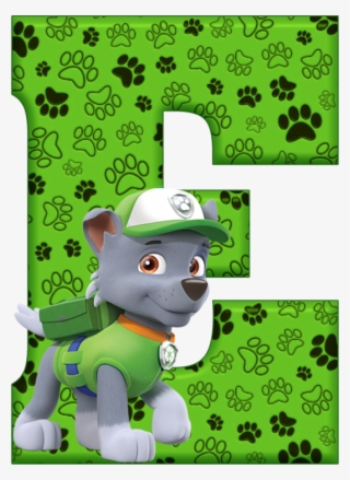 Paw Patrol Clipart - Letter D Paw Patrol Rocky #8421701