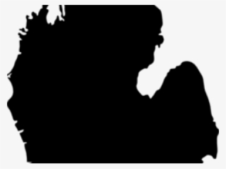 Michigan Clipart Outline - Missile Dropkick Wrestling Association #8421812