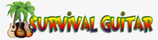 Survival Guitar Is A Method Of Playing And Listening - Graphic Design #8422027