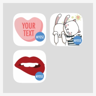 Lovey Dovey Sticker Pack For Girlfriend Boyfriend Myose #8422345