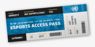 Esports Event Access Pass - United Nations Development Programme #8423569