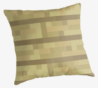 Minecraft Wooden Plank By Alekswinter - Cushion #8423685