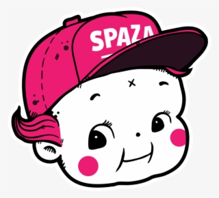 Spaza Boi Pink Design Art Vector Illustration #8423849