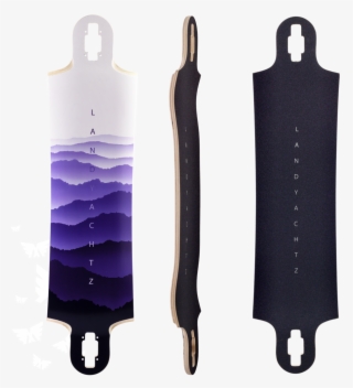 Landyachtz 2019 Switchblade 40 Faded Longboard Skateboard - Landyachtz 2012 Lineup #8423964