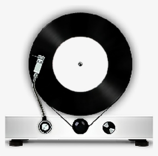 Record Player Music Vinyl Old School Dj - Circle #8424060