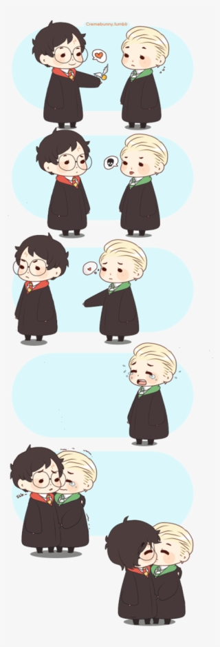 Drarry, Harry Potter, And Draco Malfoy Image - Drarry Chibi #8424172