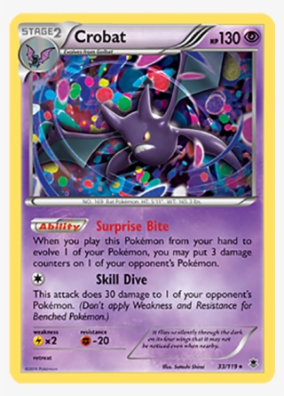 Crobat 33/119 - Pokemon That Do Damage To The Bench #8424571