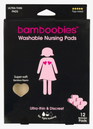 Bamboobies Reusable Washable Nursing Pads Ultra-thin #8425093