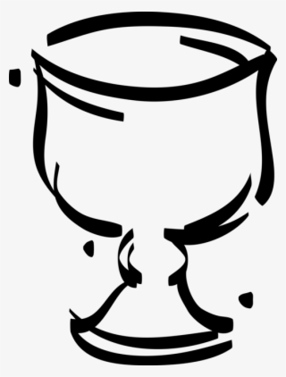 Vector Illustration Of Chalice Cup Or Goblet Drinking #8425992