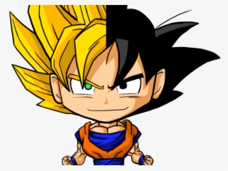 Goku Clipart Anime Chibi - Goku Chibi Drawing #8427026
