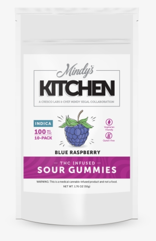 Cresco Gummy Sour Blue Raspberry 100mg 10pk - Grape #8427130