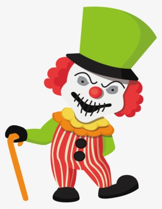 Clown Clipart Halloween - Halloween Clown Clipart #8427481