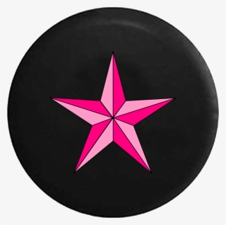 Pink Nautical Star Girls Sea Life Ocean - Circle #8427880
