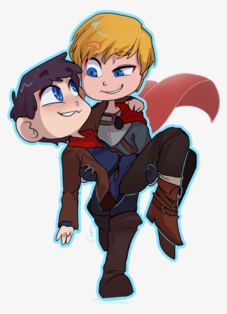 Tags Merlin, Arthur, Merthur, Pendragon, Arlin, Chibi - Cartoon #8427902