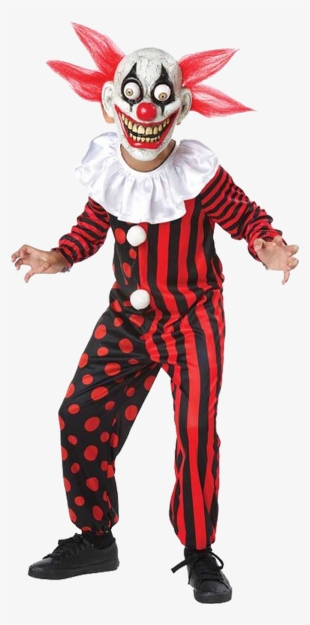 Child Halloween Clown Googly Eye Costume - Clown Costumes For Boys #8427963