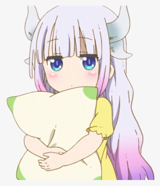 Kanna With A Pillow Sleep - Cartoon #8428042