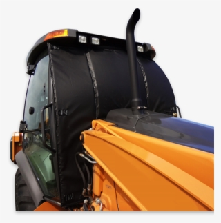 Windshield Protector For Backhoe Larger Photo - Off-road Vehicle #8428494