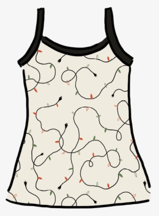 Women's Cami Holiday Lights - Active Tank #8428826