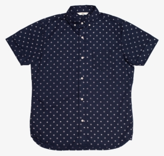 Short Sleeve Button Down Shirt - Polka Dot #8428860
