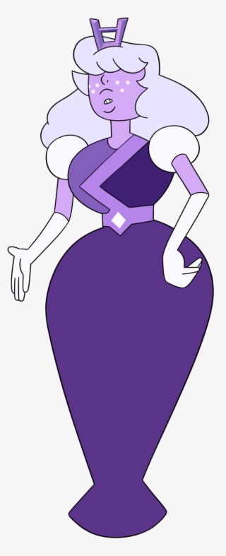 Purple Diamond - Cartoon #8429554