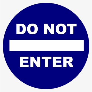 Do Not Enter - Circle #8429888