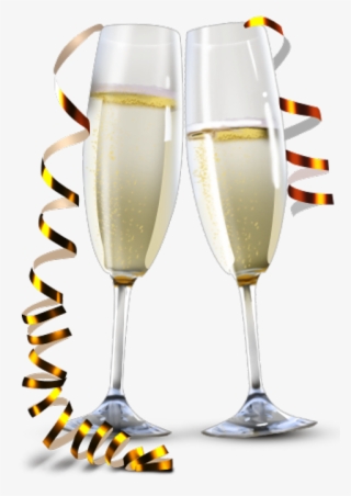 Transparent Background Champagne Glasses Png #8430290