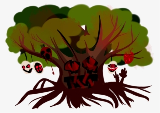 One Creepy Tree And One Piece Of Background #8431551