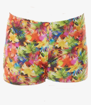 Hipster Gymnastics Shorts Starburst Print - Board Short #8431630