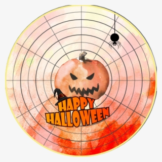 Yeee Happyhalloween Spider Pumpkin Scary Spooky Orange - Circle #8431633