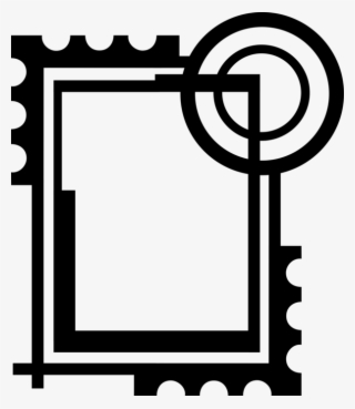 Vector Illustration Of Post Office Postage Stamp Displayed #8433119