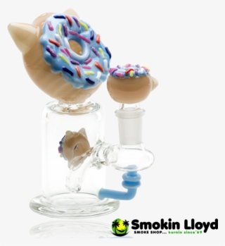Cat Donut Water Pipe - Donut Kitty Rig #8433934