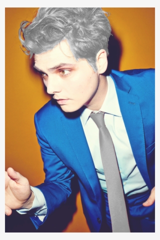 Gerard Way With Hair And Tie That Matches Your Blogs - Gerard Way Hesitant Alien #8434215