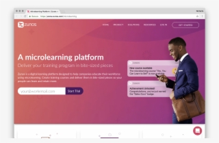 Zunos Is A Digital Learning Platform Designed To Help - Web Page #8434402
