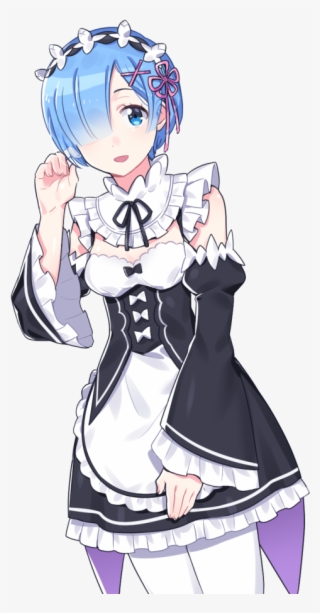 レム - Simyano - Pixiv - Re Zero Girl Transparent #8435169