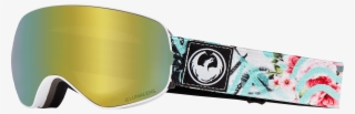 Flaunt With Lumalens Gold Ionized Dark Smoke Lens - Dragon Snow Goggles #8435277