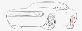 Dodge Challenger Clipart Sketches - Dodge Challenger #8435749