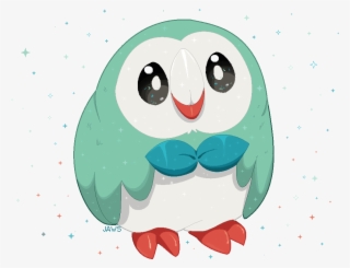 Rowlet - Cartoon #8437312