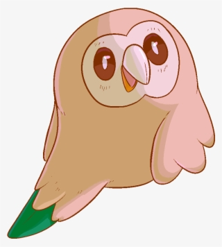 Rowlet - Cartoon #8437420