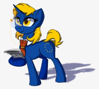 Elmutanto, Blonde, Blonde Mane, Blue Coat, Controversial, - Cartoon #8437851