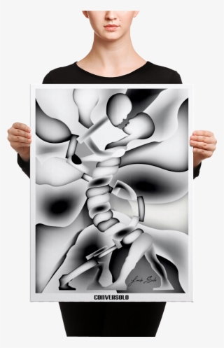 Conversolo Big Brain Creative Arts Stretched Canvas - Canvas #8438407