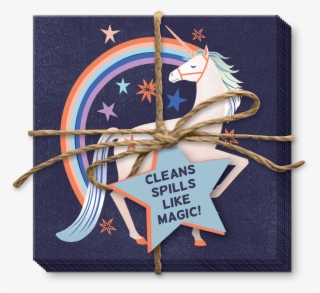 Unicorn Rainbow Beverage Napkins - Stallion #8438460 Unicorn Rainbow Beverage Napkins - Stallion #8438460