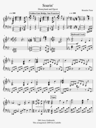 Soarin' Sheet Music Composed By Brandon Tatar 1 Of - Croatian Rhapsody Piano Sheet #8439437