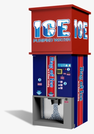 Bag Of Ice Vending Machine Models - Signage #8439439
