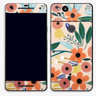 Summer Flower Mix Skin Pixel - Smartphone #8439796
